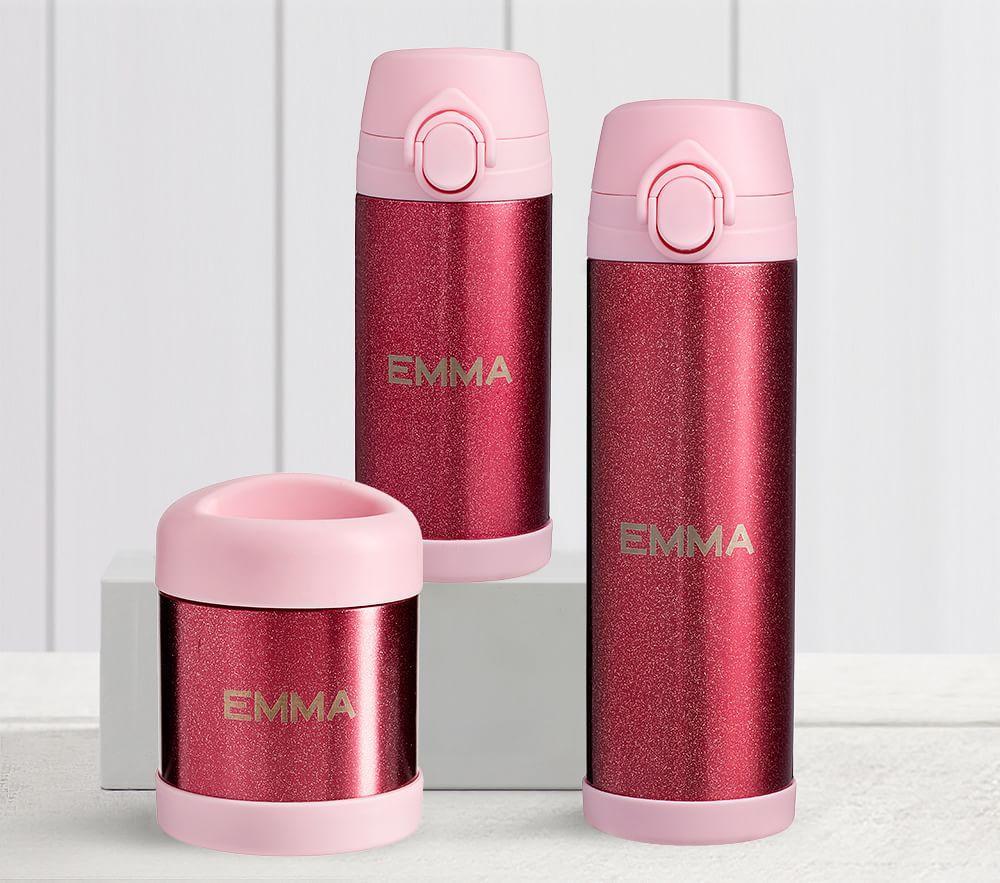 Mackenzie Pink Sparkle Glitter Hot & Cold Container